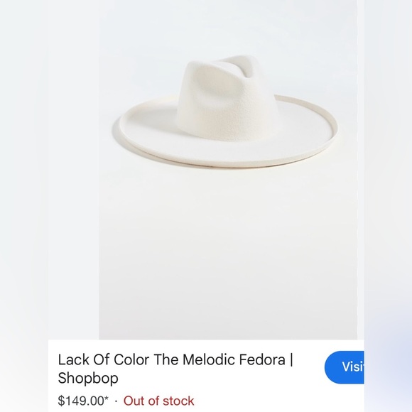 “2” LACK OF COLOR WIDE BRIM FRDORAS‼️ main image 4